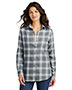 Grey/ Cream Open Plaid