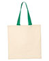 Economical Tote with Contrast-Color Handles