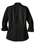 Red House RH61 Women 3/4-Sleeve Dobby Non-Iron Button-Down Shirt