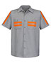 Enhanced Visibility Industrial Work Shirt Long Sizes