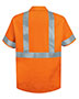 High Visibility Safety Short Sleeve Work Shirt Tall Sizes