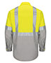 Enhanced & Hi-Visibility Long Sleeve Work Shirt - Long Sizes