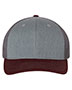 Heather Grey/ Charcoal/ Maroon