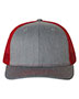 Heather Grey/ Red