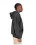 Shaka Wear SHGDZ  Mens Garment Dye Double-Zip Hooded Sweatshirt