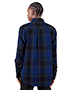 Shaka Wear SHHFS  Mens Plaid Flannel Overshirt