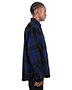 Shaka Wear SHHFS  Mens Plaid Flannel Overshirt