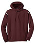 Maroon/White