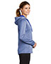 Sport-Tek<sup> ®</sup> Ladies PosiCharge<sup> ®</sup> Sport-Wick<sup> ®</sup> Heather Fleece Hooded Pullover. LST264