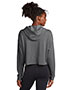 Sport-Tek<sup> ®</sup> Ladies PosiCharge<sup> ®</sup> Tri-Blend Wicking Fleece Crop Hooded Pullover LST298