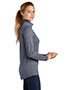 Sport-Tek<sup> ®</sup> Ladies PosiCharge<sup> ®</sup> Tri-Blend Wicking 1/4-Zip Pullover. LST407