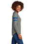 Sport-Tek ®  Ladies Halftime Stripe Long Sleeve V-Neck Tee LST6043