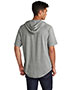 Sport-Tek<sup> ®</sup> PosiCharge<sup> ®</sup> Tri-Blend Wicking Short Sleeve Hoodie. ST404