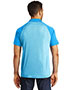 Sport-Tek<sup> ®</sup> PosiCharge<sup> ®</sup> RacerMesh<sup> ®</sup> Raglan Heather Block Polo. ST641