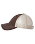 Contrast-Stitch Mesh-Back Cap