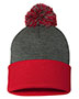 Dark Heather Grey/ Red