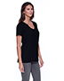 StarTee ST1823  Ladies Cotton/Modal Open V-Neck T-Shirt