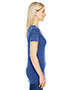 Ladies Vintage Dye Short-Sleeve V-Neck T-Shirt