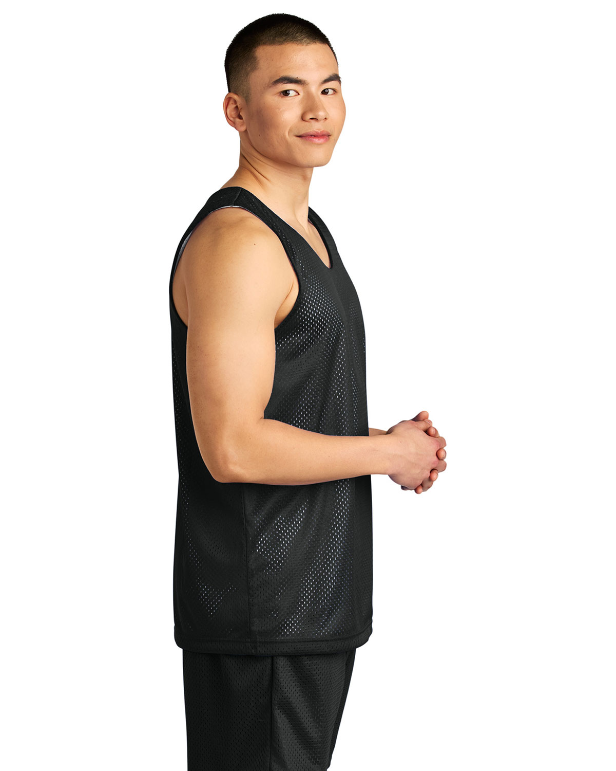 Poly Mesh Tank A4 A4NF1270 Sprint Reversible Mesh Tank – BigNTall