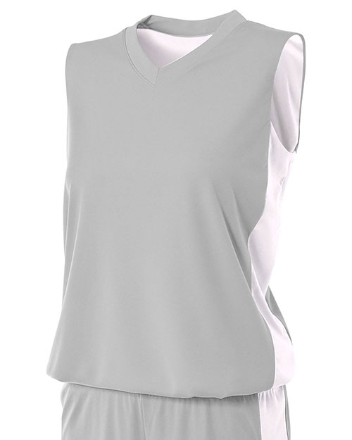 A4 NW2320  Ladies' Reversible Moisture Management Muscle Shirt