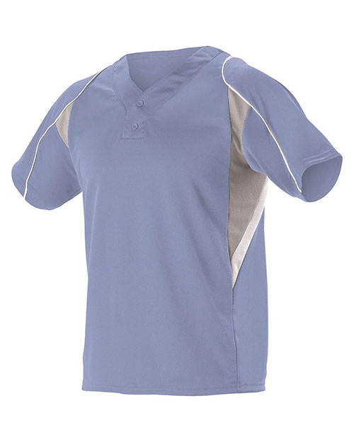 Alleson Athletic 529 Two Button Henley Baseball Jersey