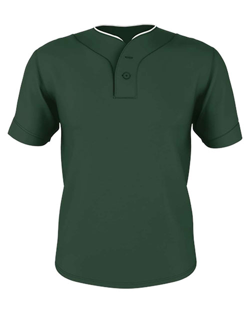 Alleson Athletic 52MTHJ Two Button Mesh Baseball Jersey With Piping