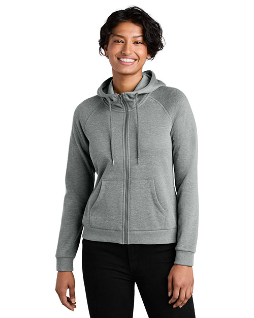 AllMade AL5003 ® Women's Organic CVC Fleece Full-Zip Hoodie