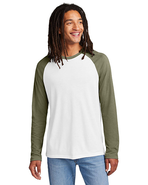 Allmade ®  Unisex Tri-Blend Long Sleeve Colorblock Raglan AL6009