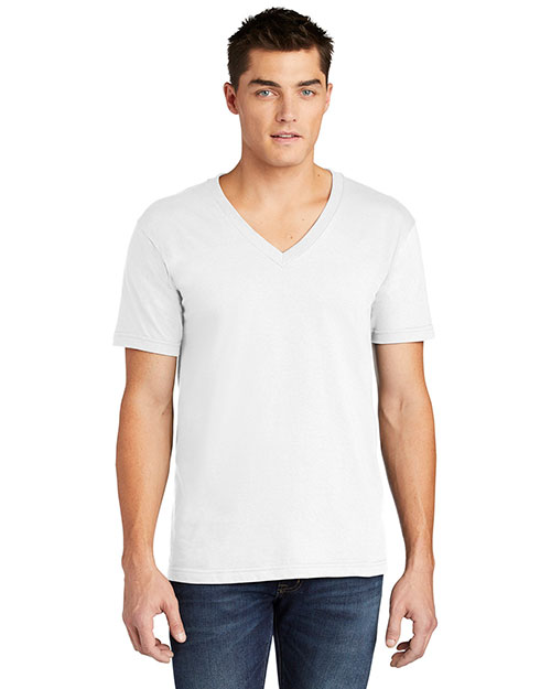 American Apparel Fine Jersey V-Neck T-Shirt. 2456W