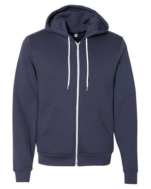 American Apparel F497US USA-Made Flex Fleece Unisex Full-Zip Hoodie