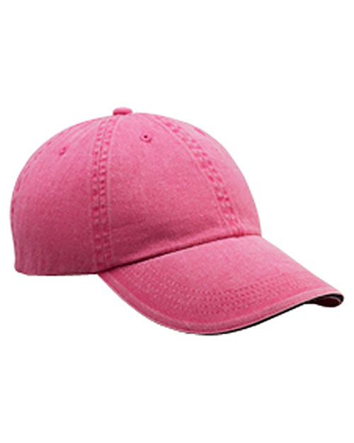 Anvil 166 Unisex Sandwich Trim Pigment-Dyed Twill Cap