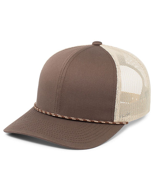Augusta Sportswear 104BR Trucker Snapback Braid Cap
