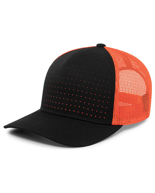 Augusta Sportswear 105P  Perforated 5-Panel Trucker Snapback Cap