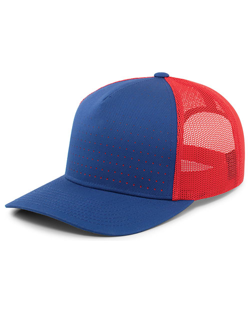 Augusta Sportswear 105P Perforated 5-Panel Trucker Snapback Cap