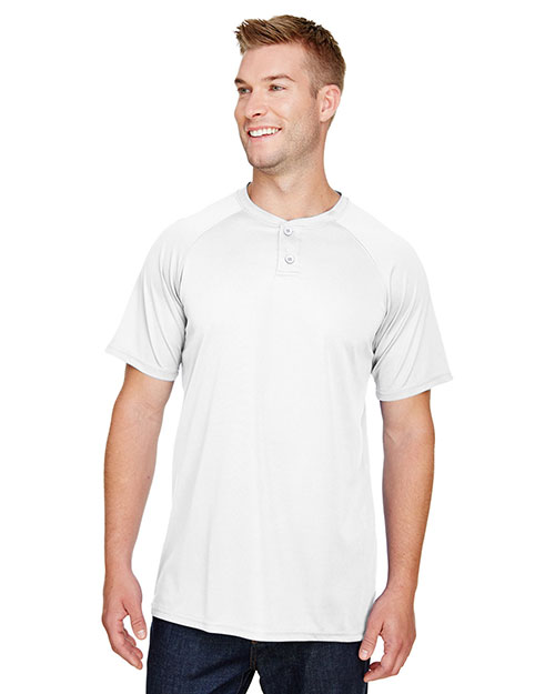 Augusta Sportswear 1565  Attain Wicking Two-Button Baseball Jersey