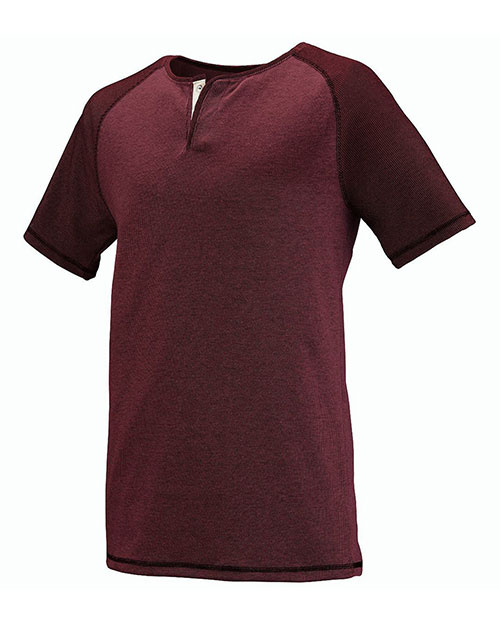 Augusta Sportswear 2152  Linear Fusion Short Sleeve Henley