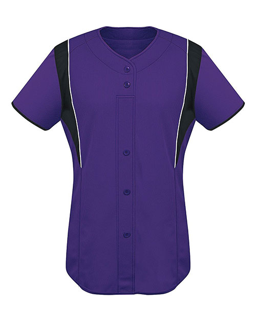 Augusta Sportswear 312142 Ladies Faux Front Jersey