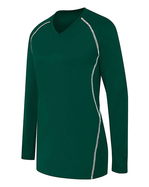 Augusta Sportswear 342163  Girls Long Sleeve Solid Jersey