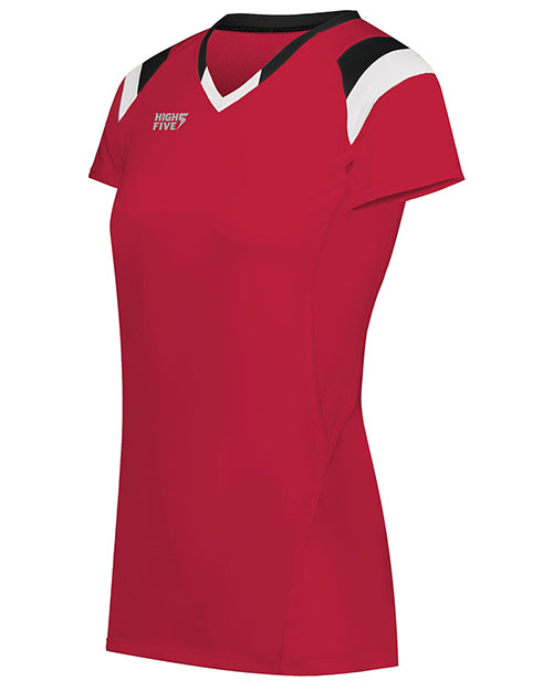 Augusta Sportswear 342252  Ladies TruHit Tri-Color Short Sleeve Jersey