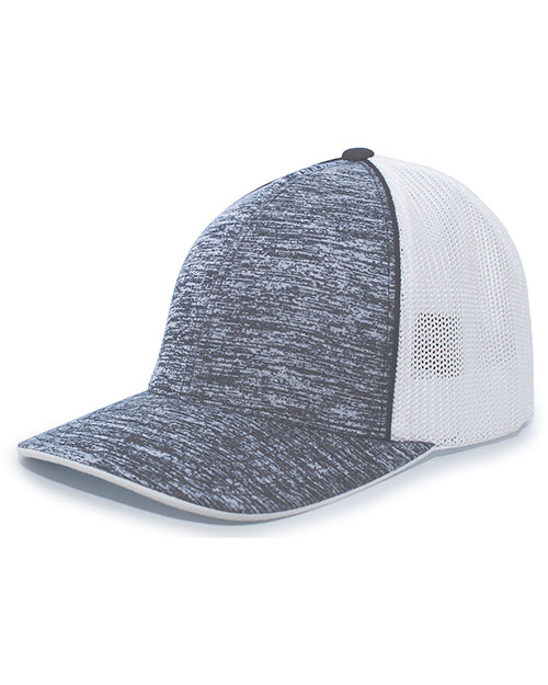 Augusta Sportswear 406F  Aggressive Heather Trucker PacFlex Cap