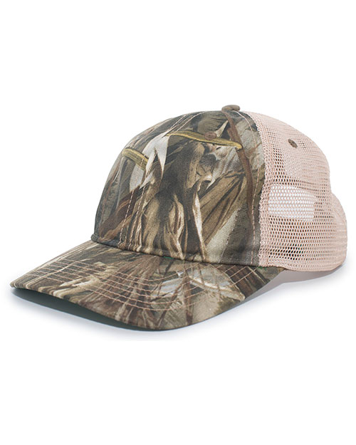 Augusta Sportswear 637C Vintage Camo Soft Trucker Snapback Cap