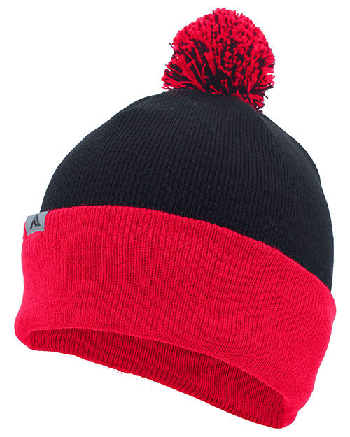 Augusta Sportswear 641K  Knit Fold Over Pom-Pom Beanie