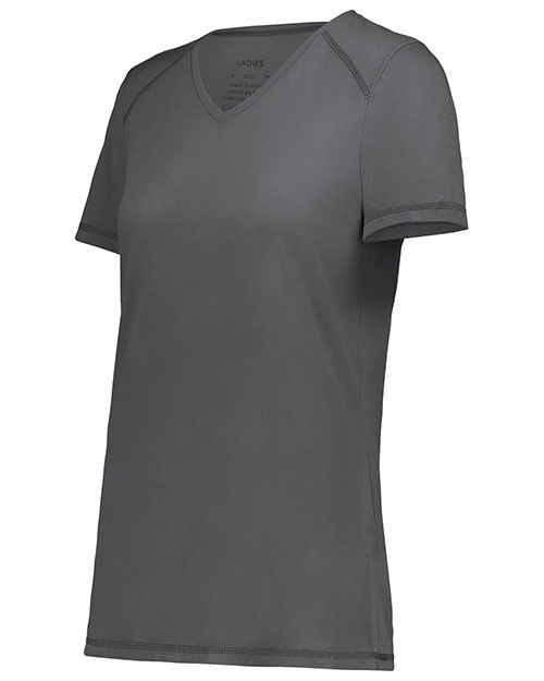 Augusta Sportswear 6844 Women's Super Soft-Spun Poly V-Neck T-Shirt