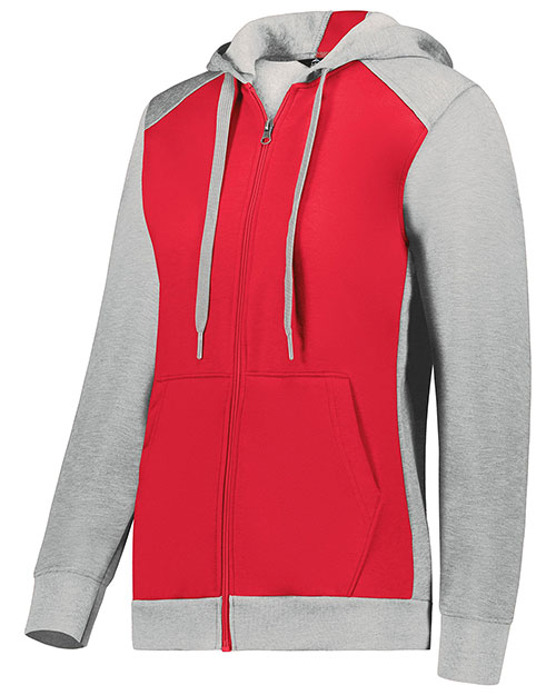 Augusta Sportswear 6901 Ladies Three-Season Fleece Full Zip Hoodie