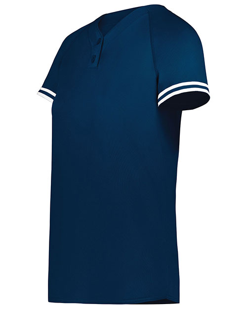 Augusta Sportswear 6918 Girls Cutter+ Henley Jersey