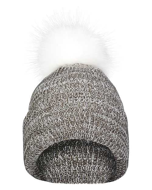 Augusta Sportswear P604K  Faux Fur Pom Beanie