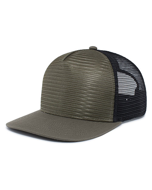 Augusta Sportswear P724 5-Panel Mesh Overlay Trucker Snapback