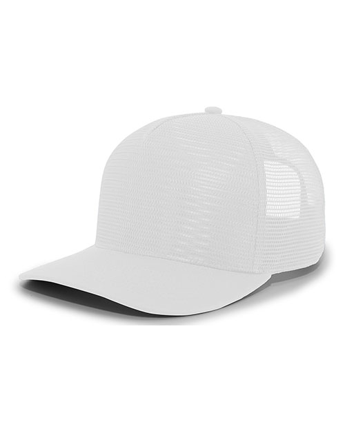 Augusta Sportswear P724 5-Panel Mesh Overlay Trucker Snapback