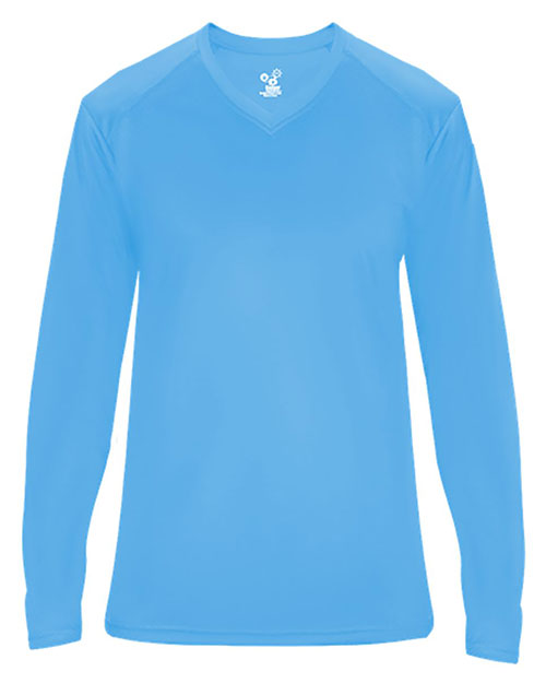 Badger 4064  Ultimate SoftLock™ Women's V-Neck Long Sleeve T-Shirt