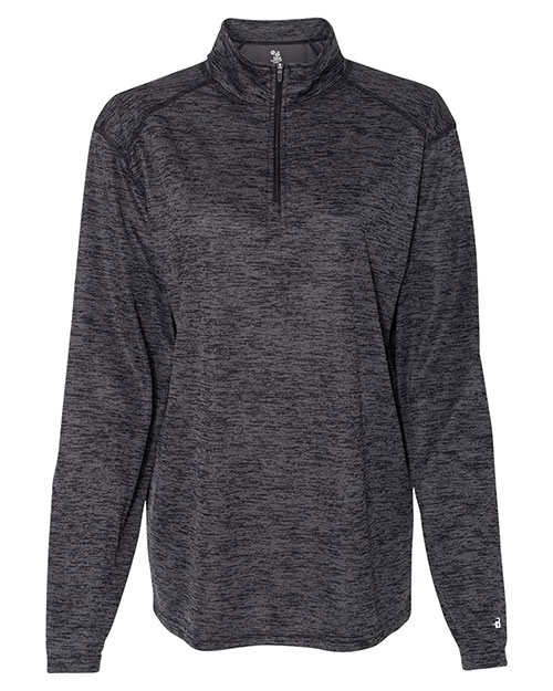 Badger 4173  Women’s Tonal Blend Quarter-Zip Pullover